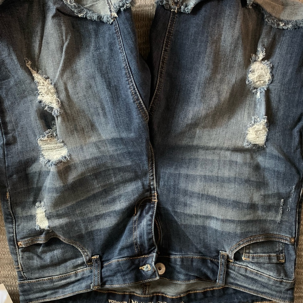 Jean Biker Shorts
